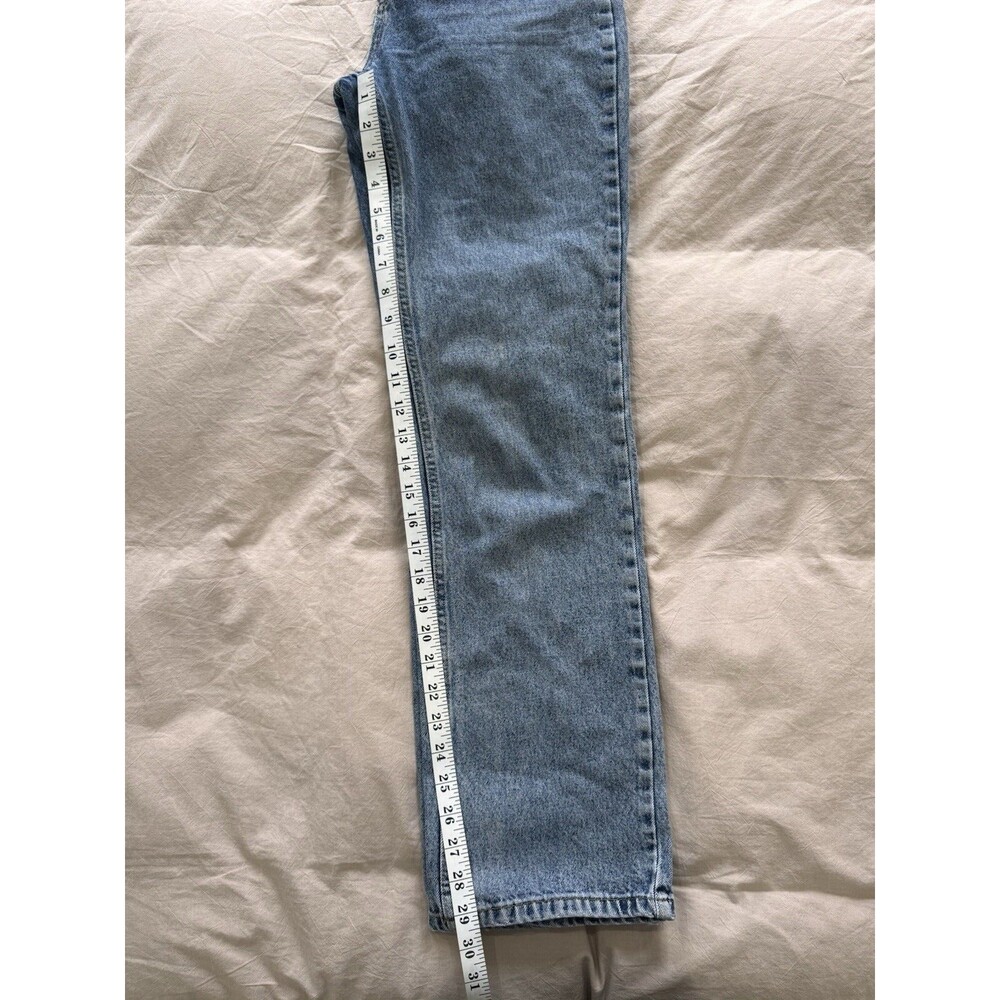 Remain Birger Christensen Jeans Womens 27 Blue Denim Lynn Straight Italy Cotton - Picture 7 of 10